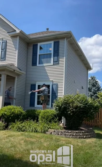 Installation of Provia Vinyl Windows in White