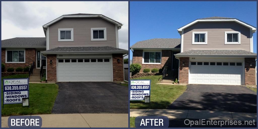 Home Improved With New Front Door Patio Door Soffit And