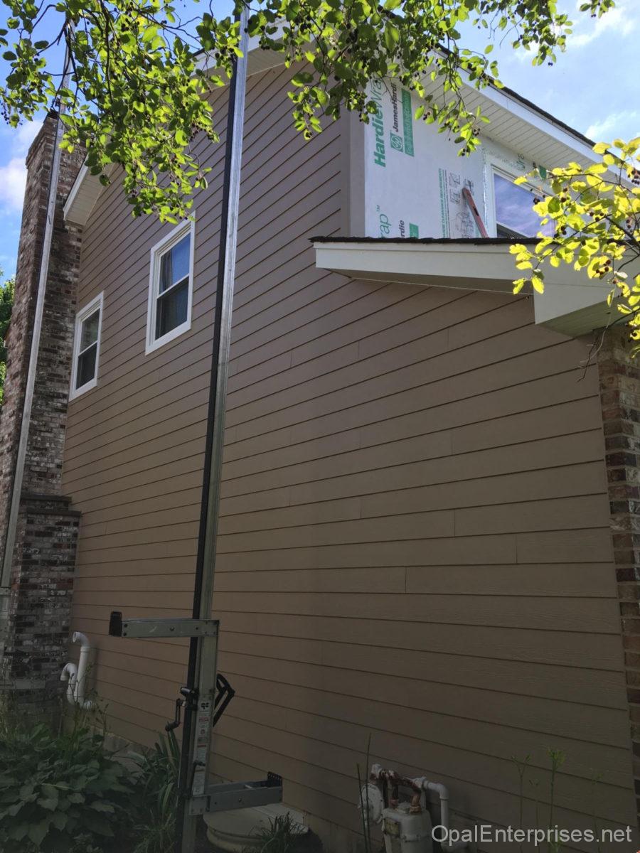 Naperville home renovation with James Hardie siding