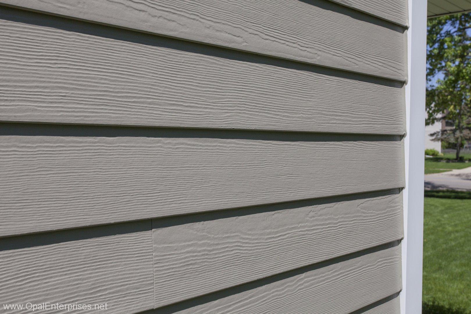 James Hardie Cedarmil Plank SIding in Monterey Taupe