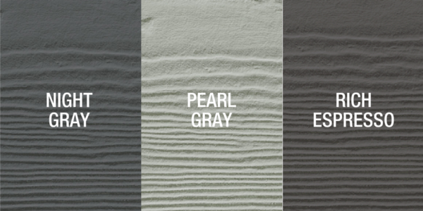 Pearl Gray and Rich Espresso go great with Night Gray.