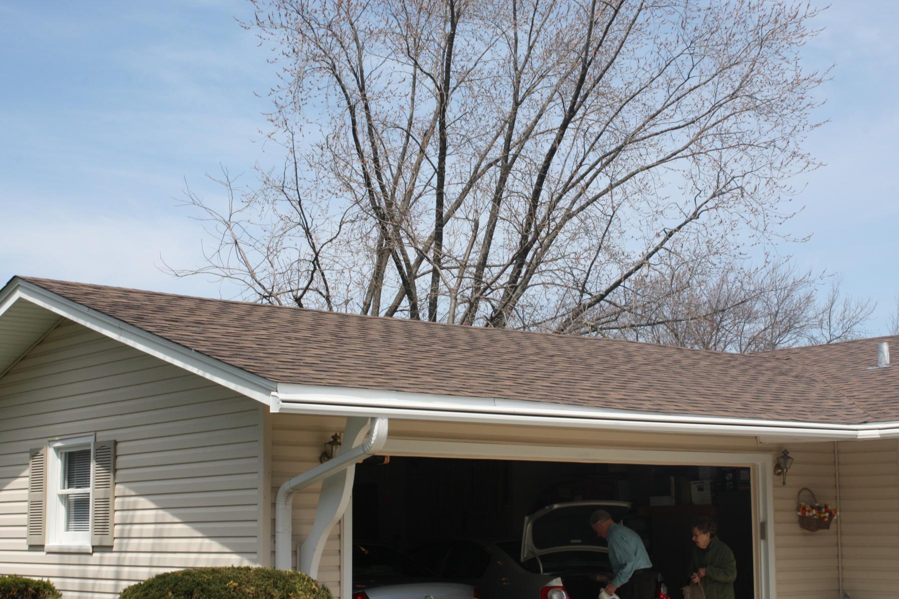 Roof with IKO Cambridge Dual Brown Shingles Downers Grove - Opal ...