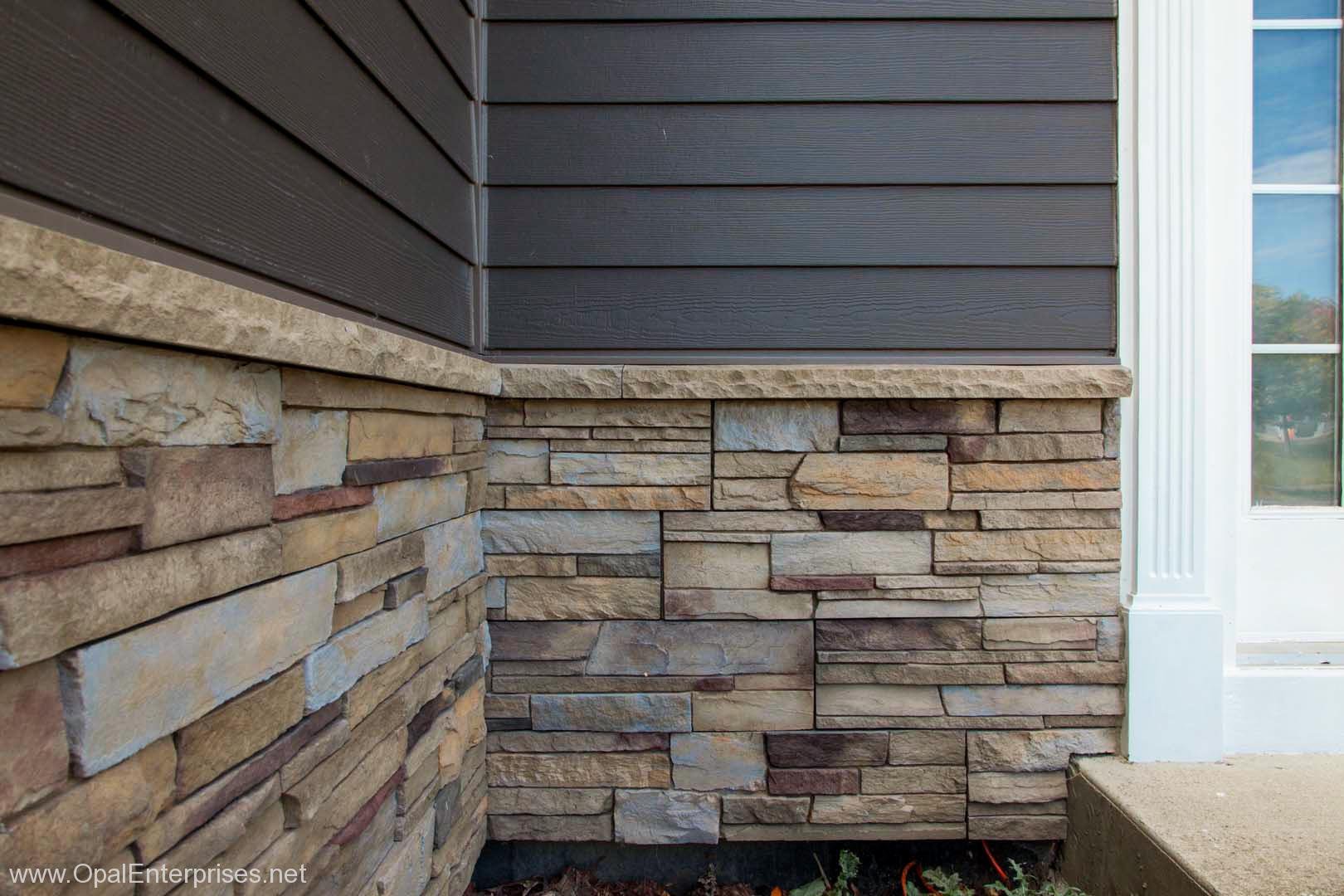 Plum Creek Versetta Stone Siding with Rich Espresso James Hardie Siding