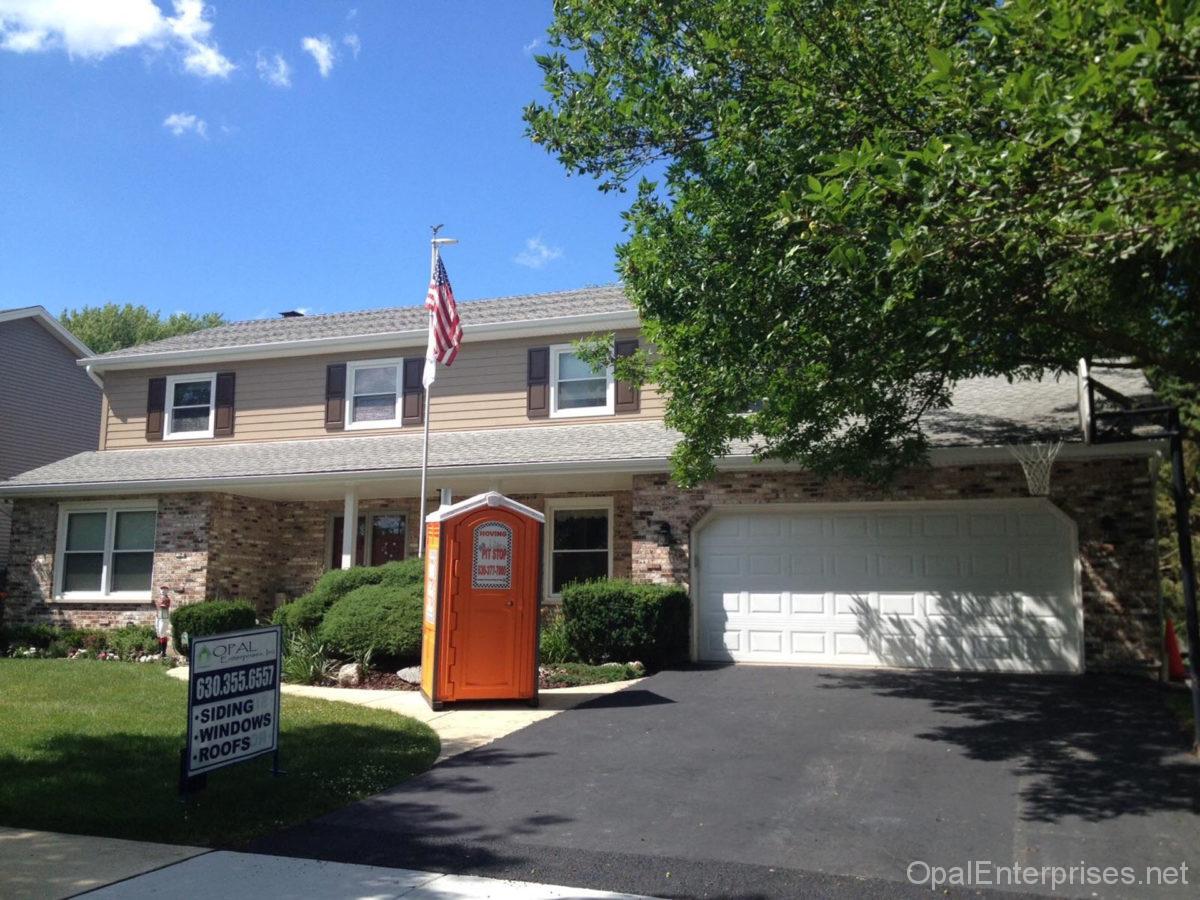 Naperville home renovation with James Hardie siding