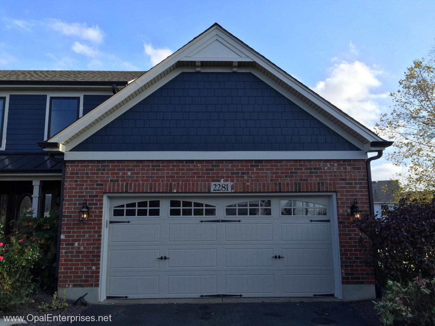 Deep Ocean James Hardie Siding in HardieShingle 