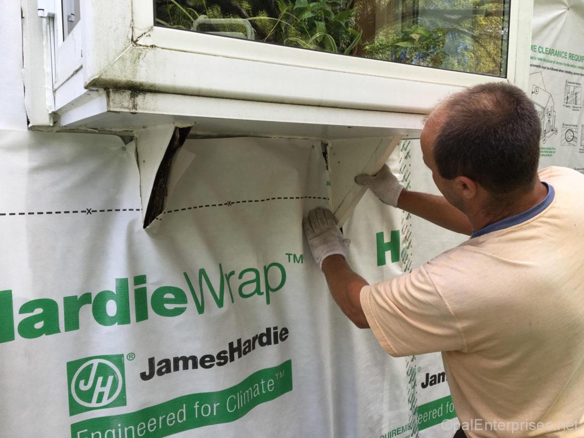 Installing HardieWrap