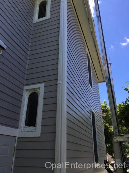 James Hardie Pearl Gray siding installed in Naperville