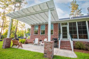 White Aria Pergola | Patio Cover