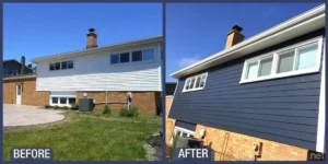 Update the look of your home with Deep Ocean siding. 